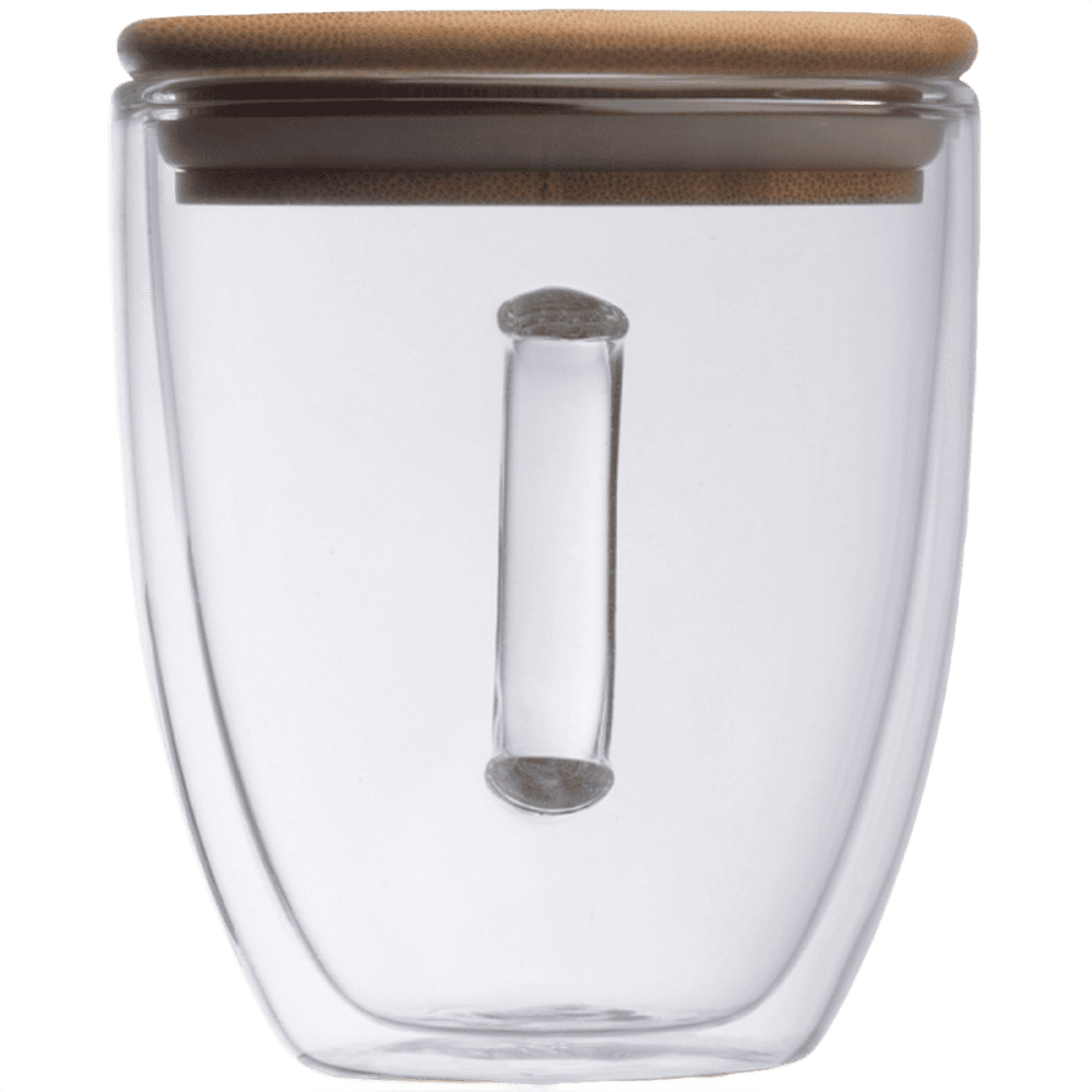 Glaskrus med lock 350ml transparent