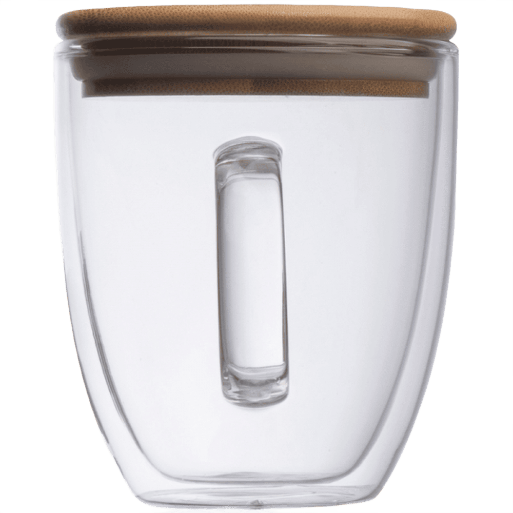 Glaskrus med lock 350ml transparent
