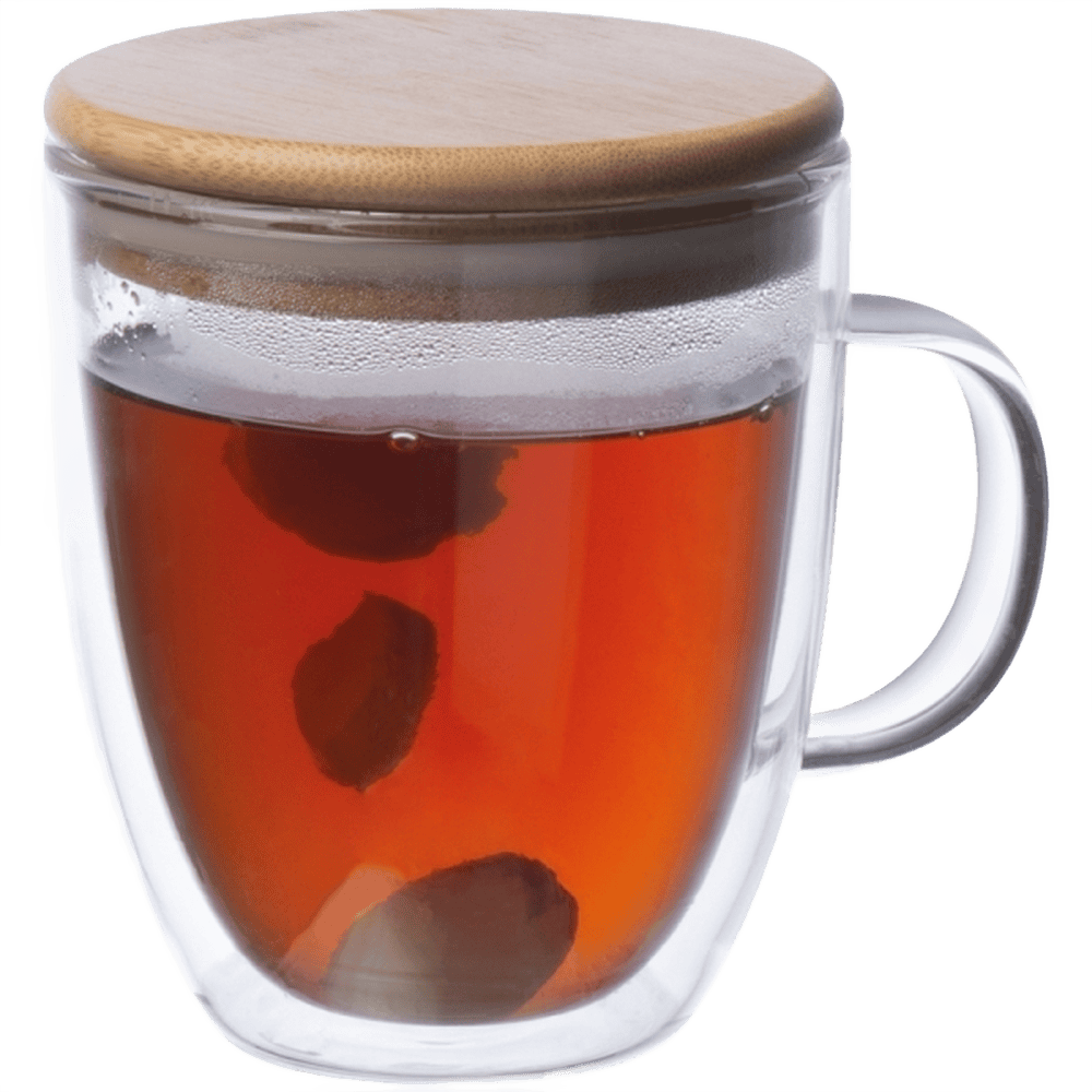 Glaskrus med lock 350ml transparent
