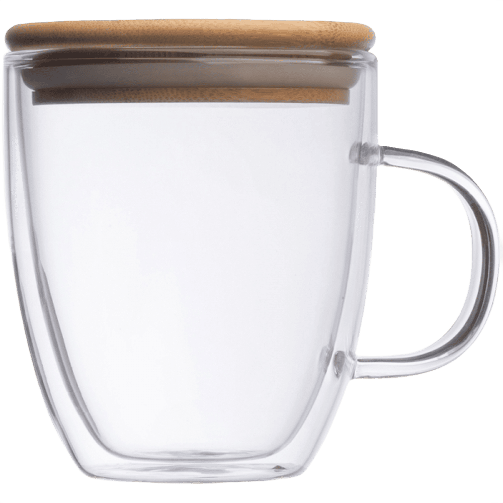 Glaskrus med lock 350ml