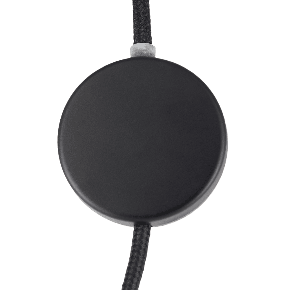 4-i-1-kabel med upplyst logotyp svart