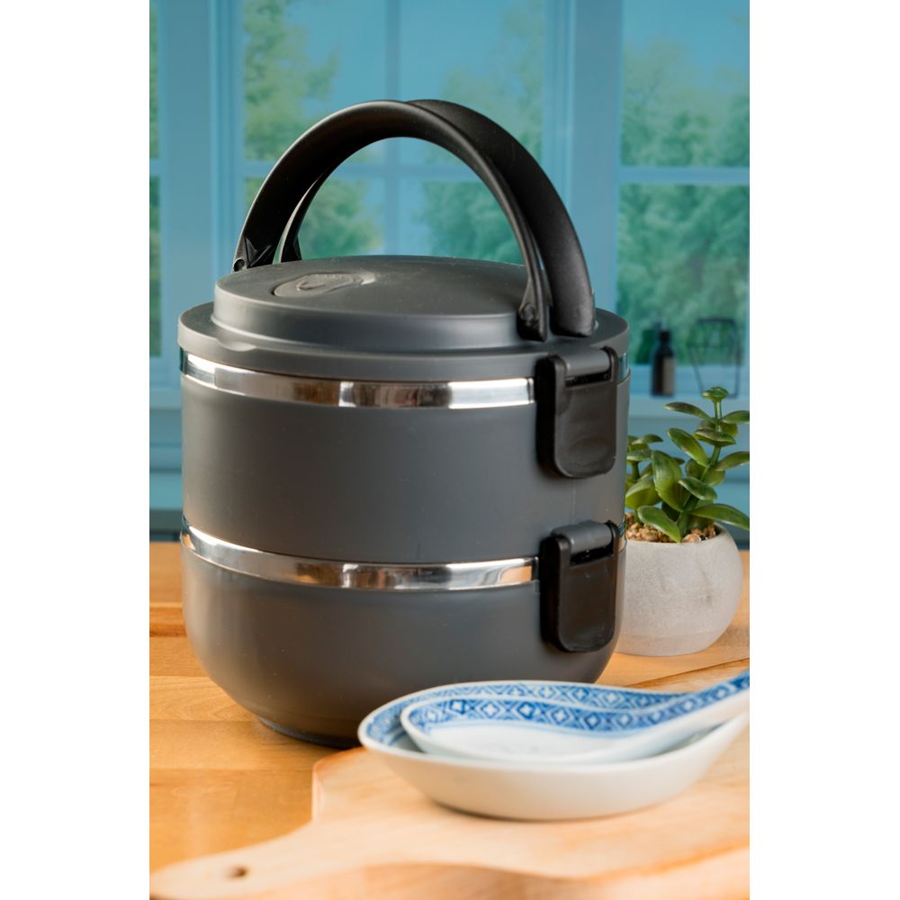 Lunchbox mörkgrå