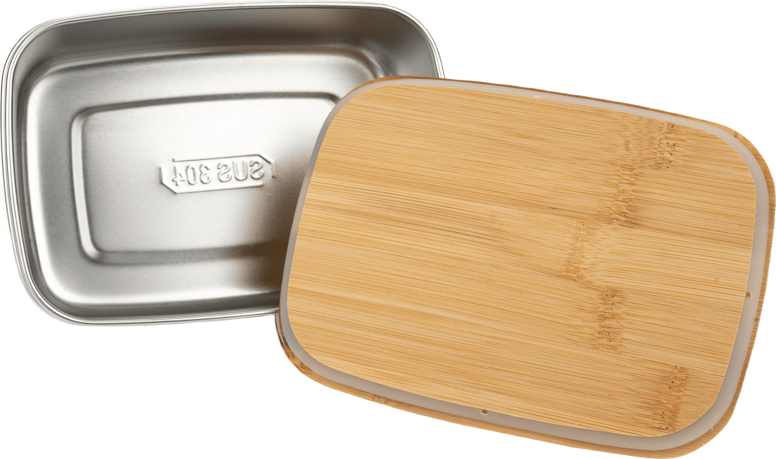 Lunchbox med bestick 1000ml beige