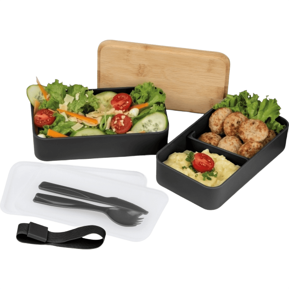 Pescara lunchbox 2x600ml med bestick