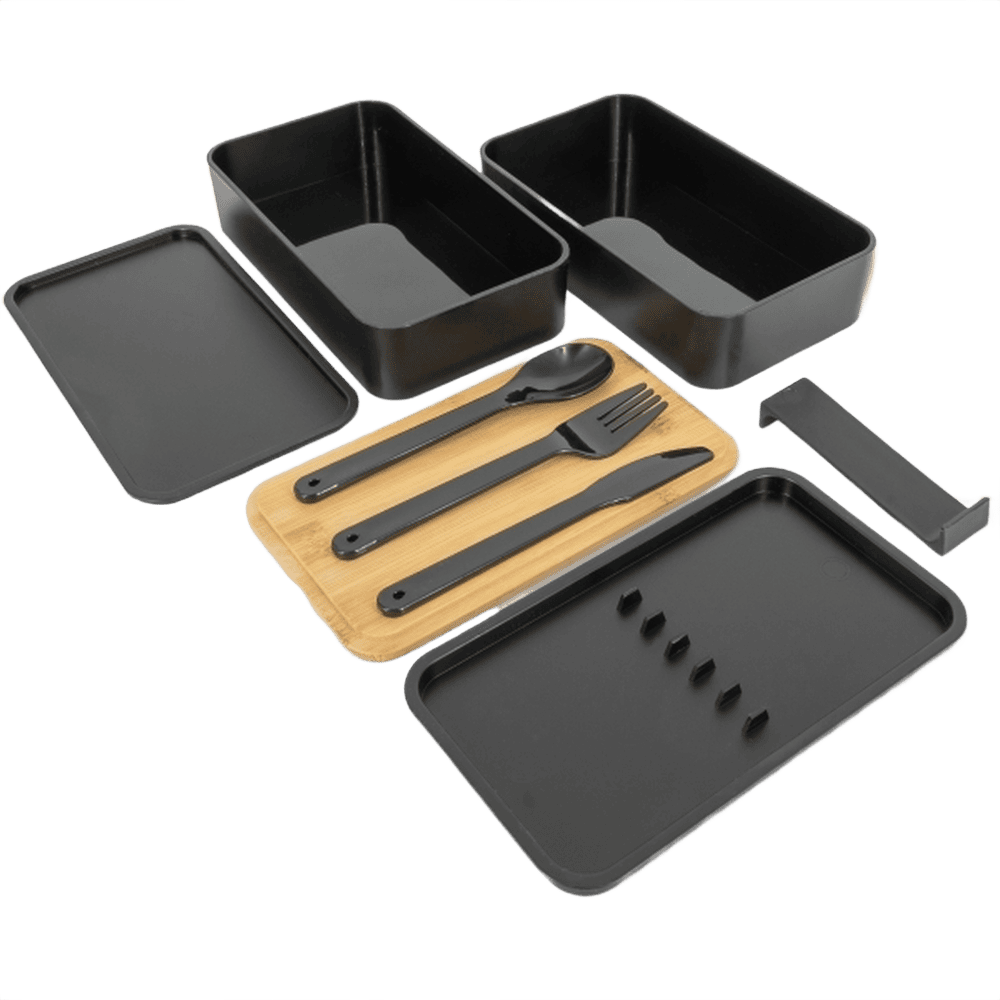 Pescara lunchbox 2x600ml med bestick