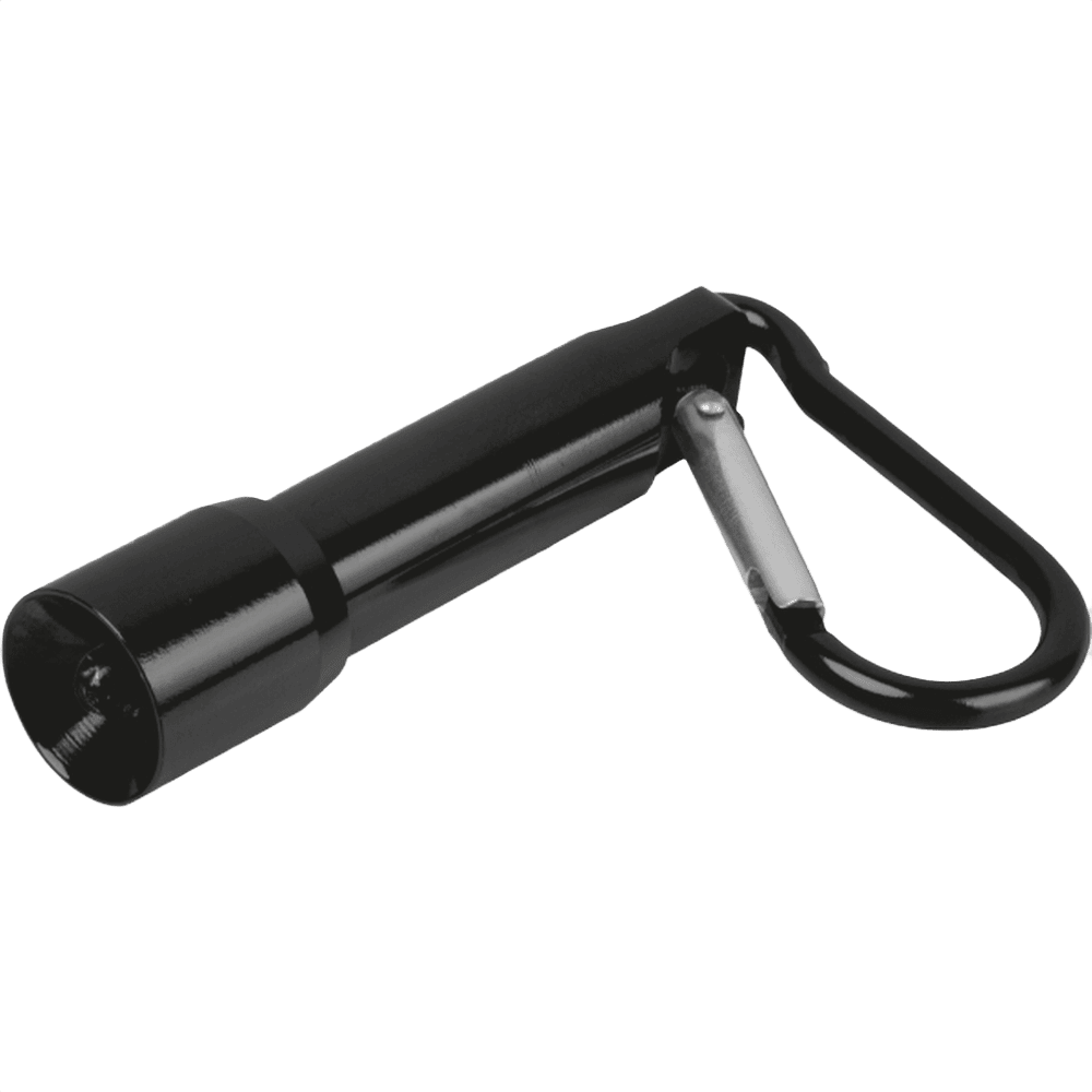 Mini-Taschenlampe BERGAMO schwarz