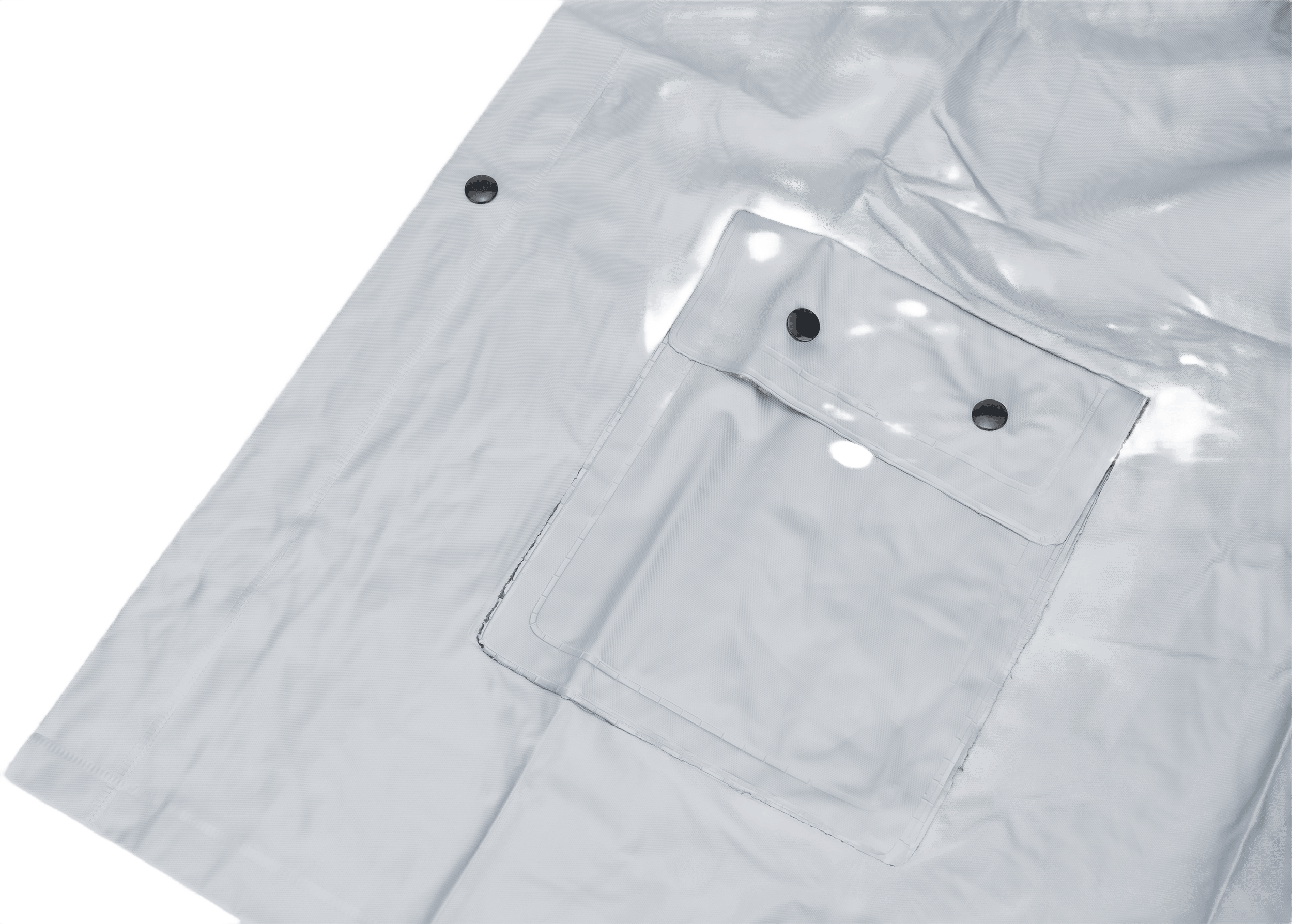 Nanterre reversible raincoat multi-colour (silver and black)