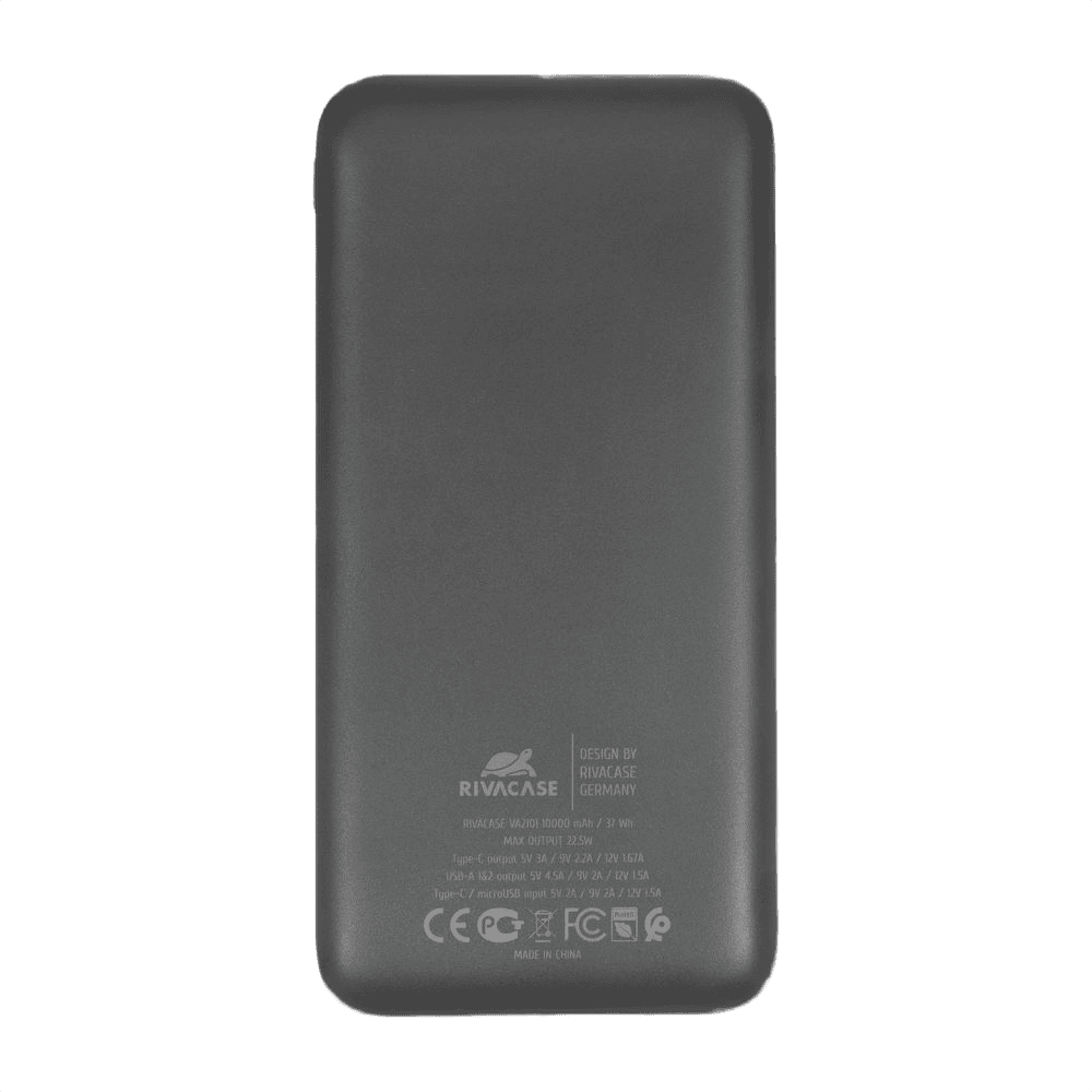 RIVACASE powerbank 10000 mAh svart