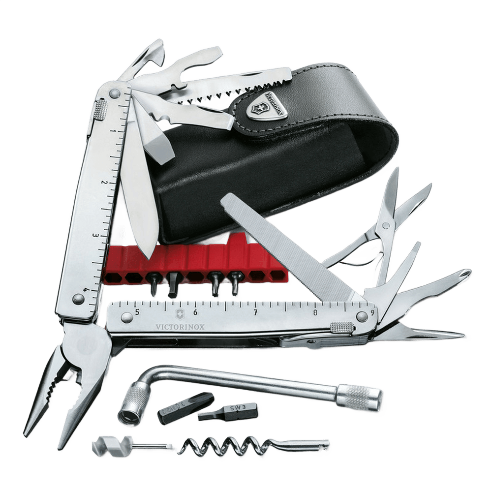 SwissTool Plus 41 tools Victorinox grå