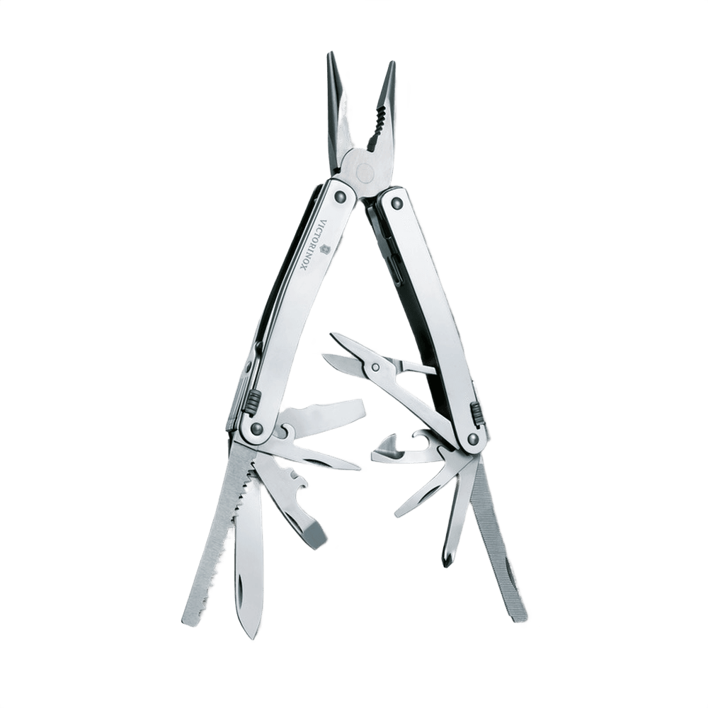 SwissTool Spirit X 25 tools Victorinox harmaa