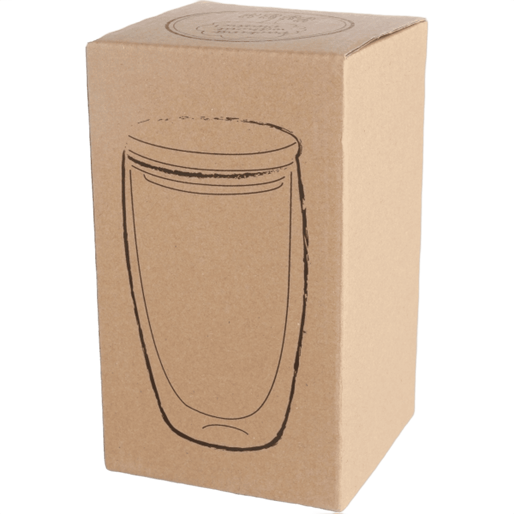 Zakopane glas med lock 500 ml transparent