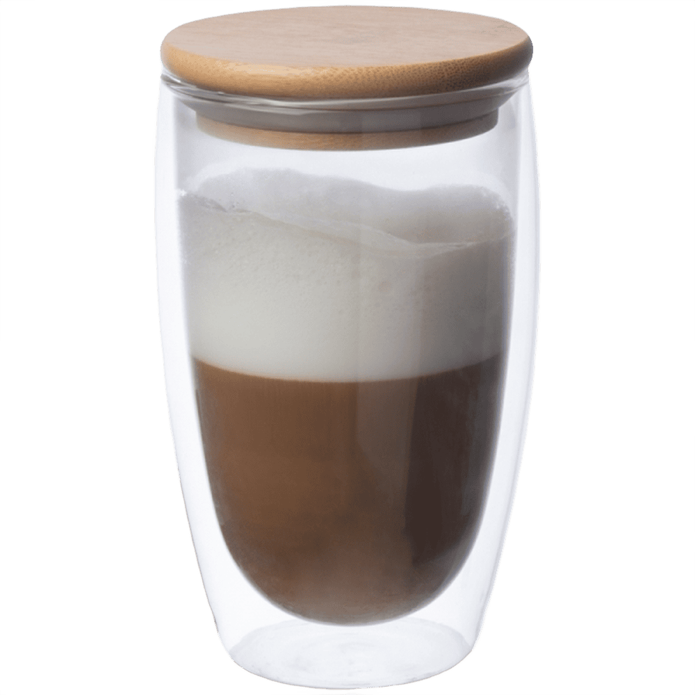 Zakopane glas med lock 500 ml transparent
