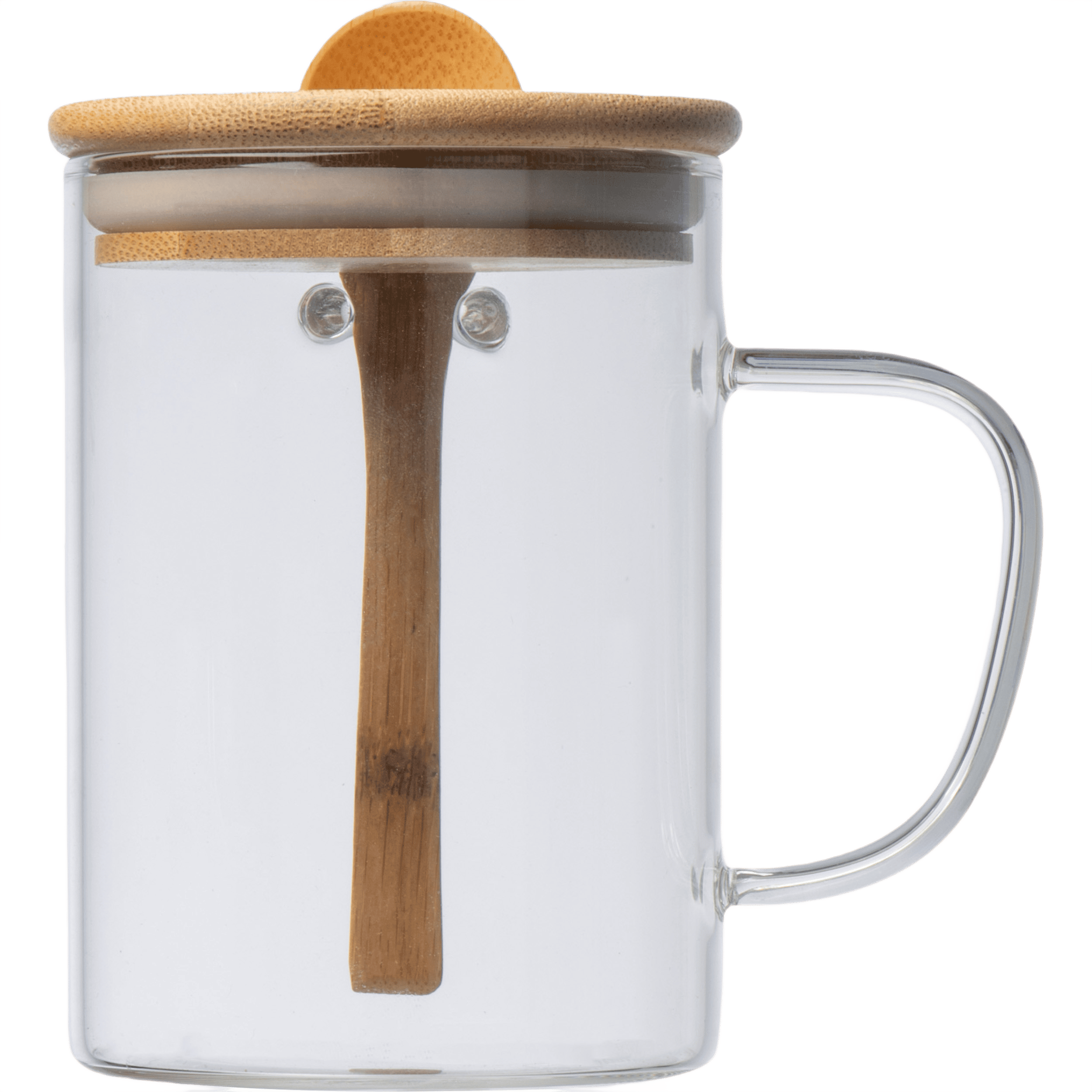 Jackson glaskrus med sked 420ml