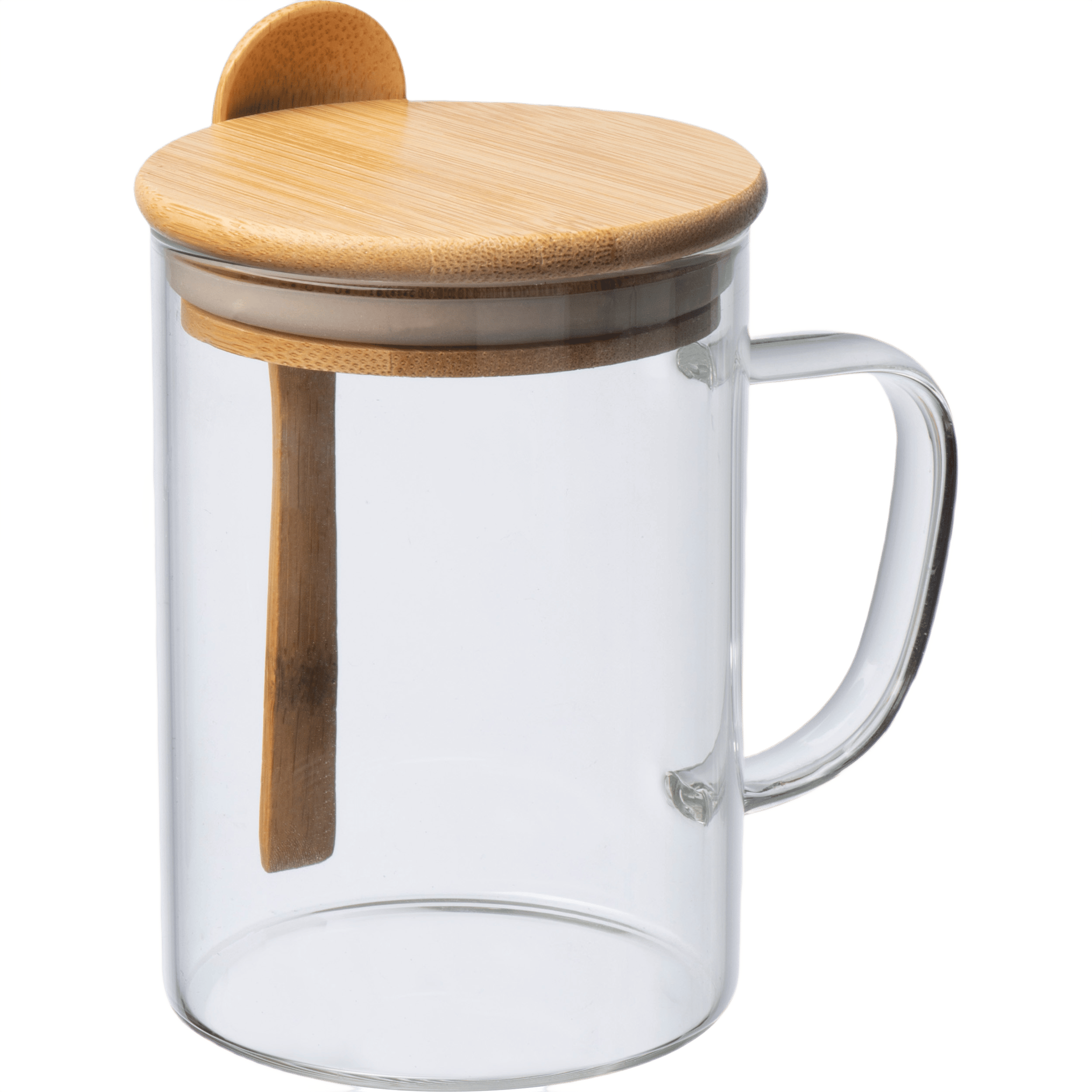 Jackson glaskrus med sked 420ml