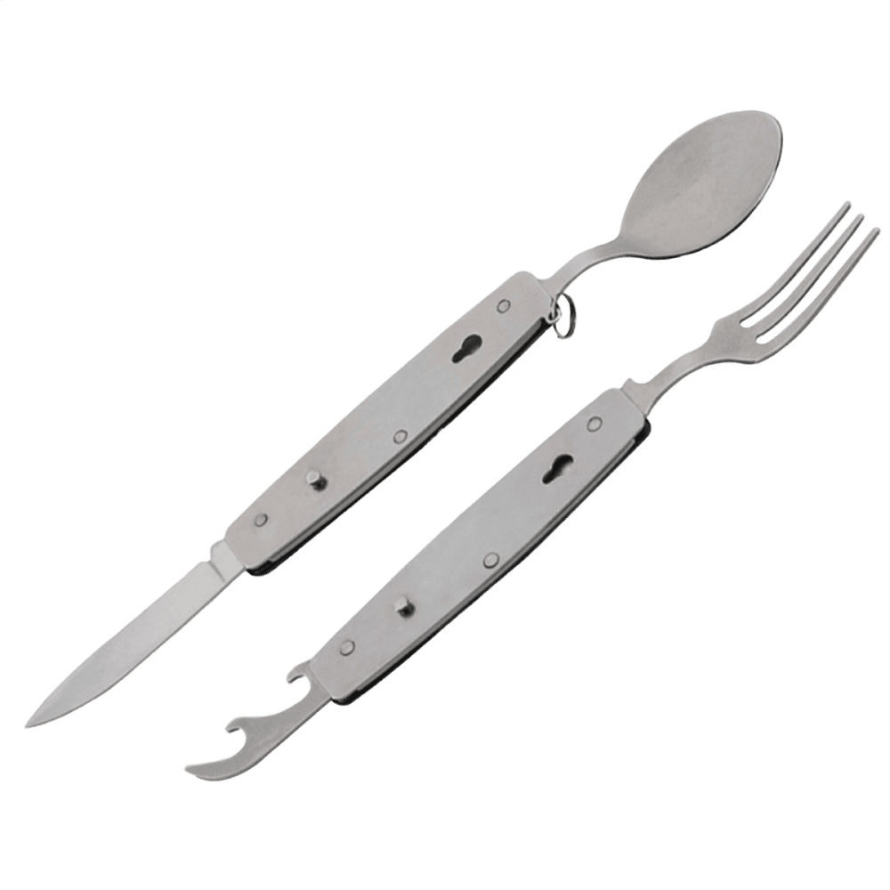 Pamplona camping cutlery set svart
