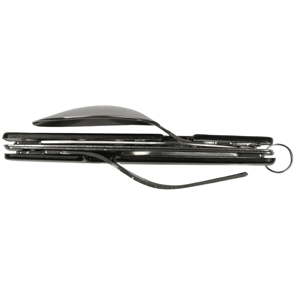 Pamplona camping cutlery set svart