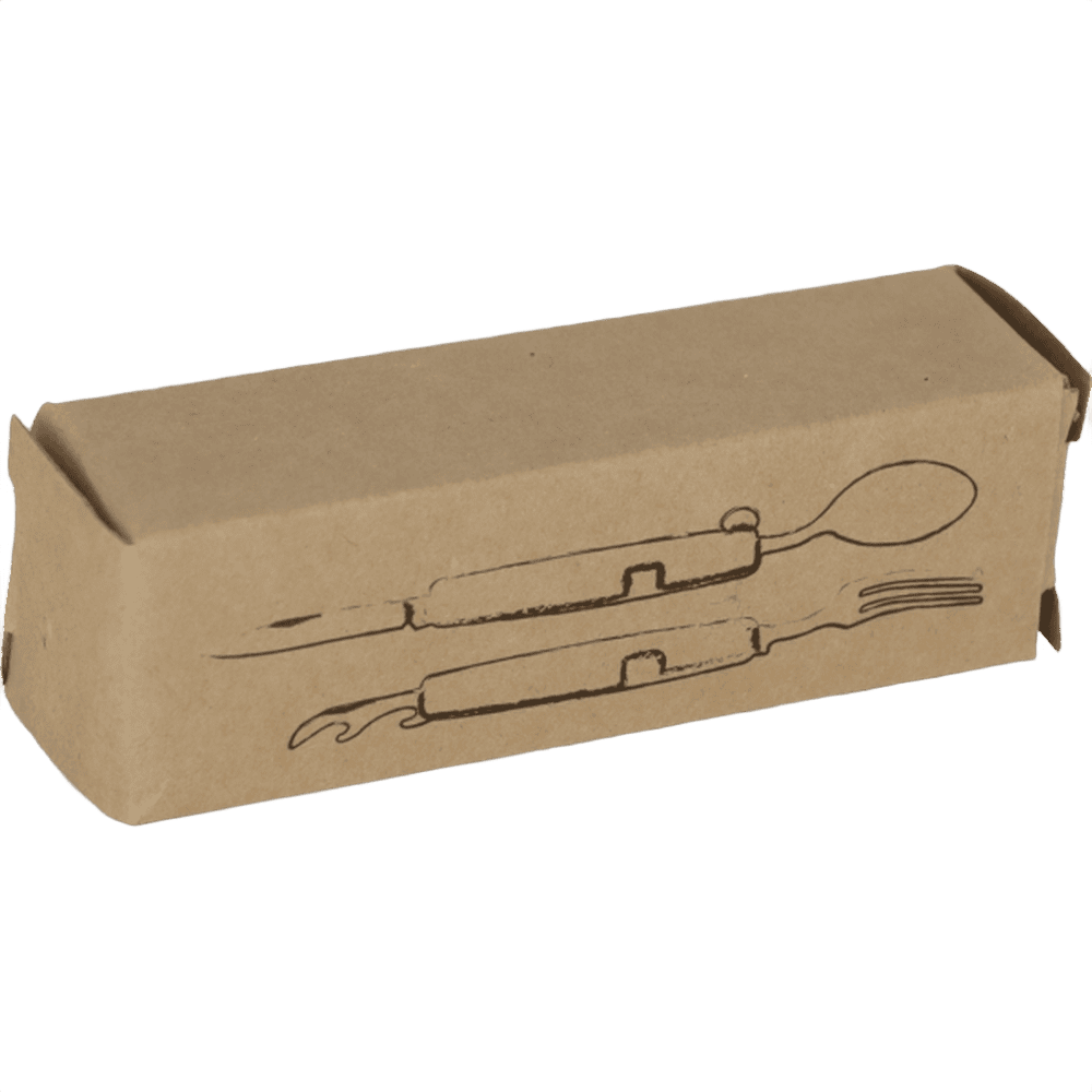 Pamplona camping cutlery set svart
