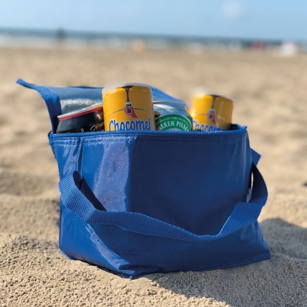 Kühltasche für 6 Dosen 500 ml Mesa blau