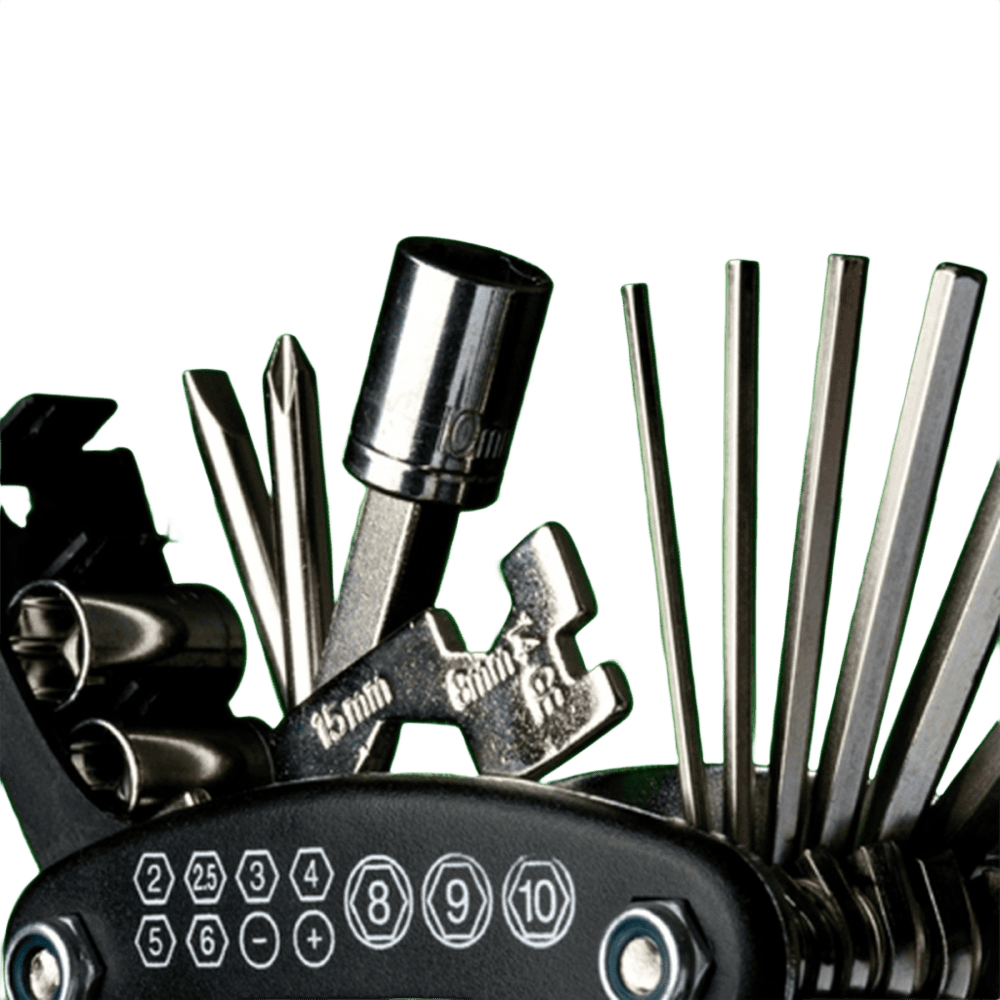 Bicycle tool set black