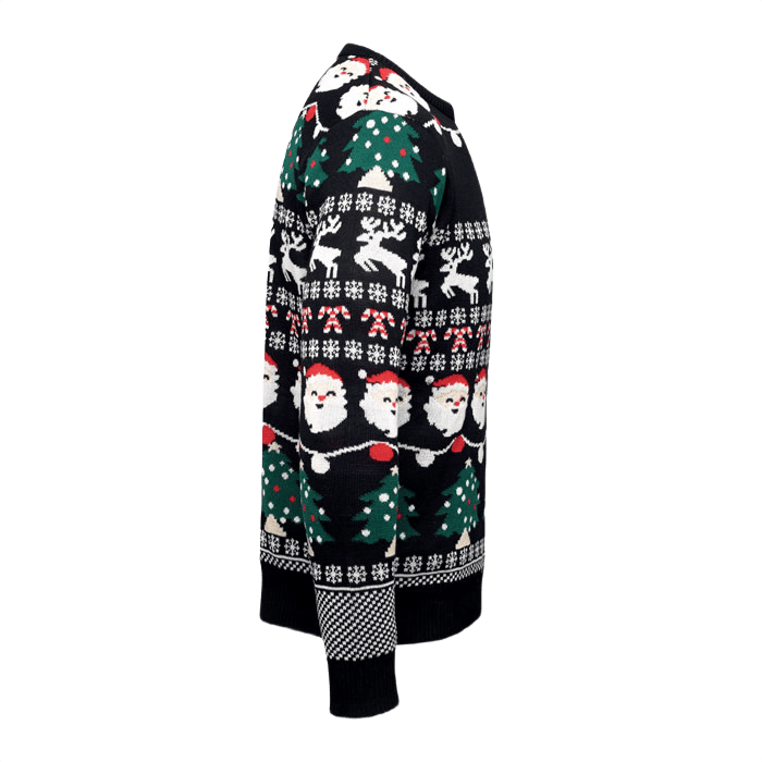 Christmas LED-tröja svart