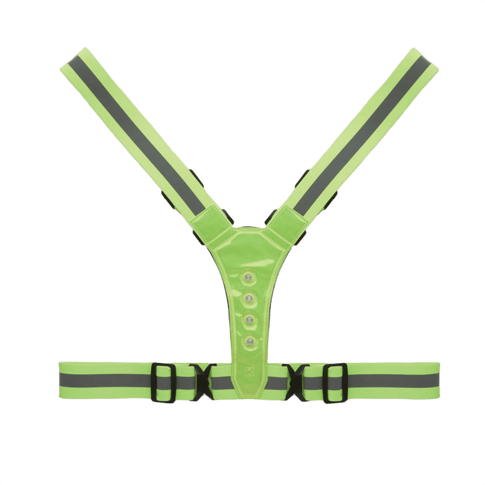 Reflective body belt med LED