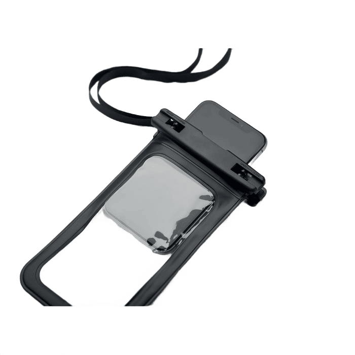 Vattentät smartphoneväska svart