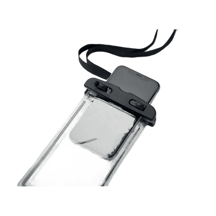 Vattentät smartphone-påse svart