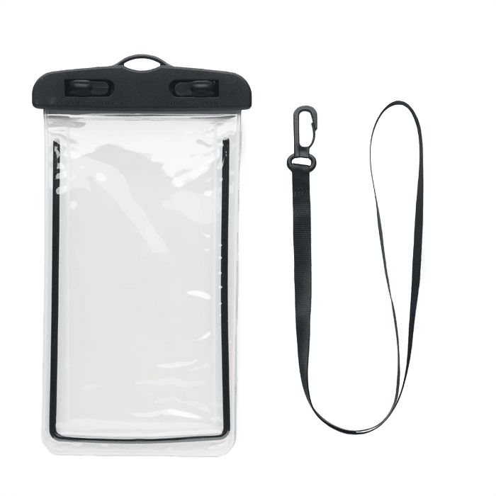Vattentät smartphone-påse svart