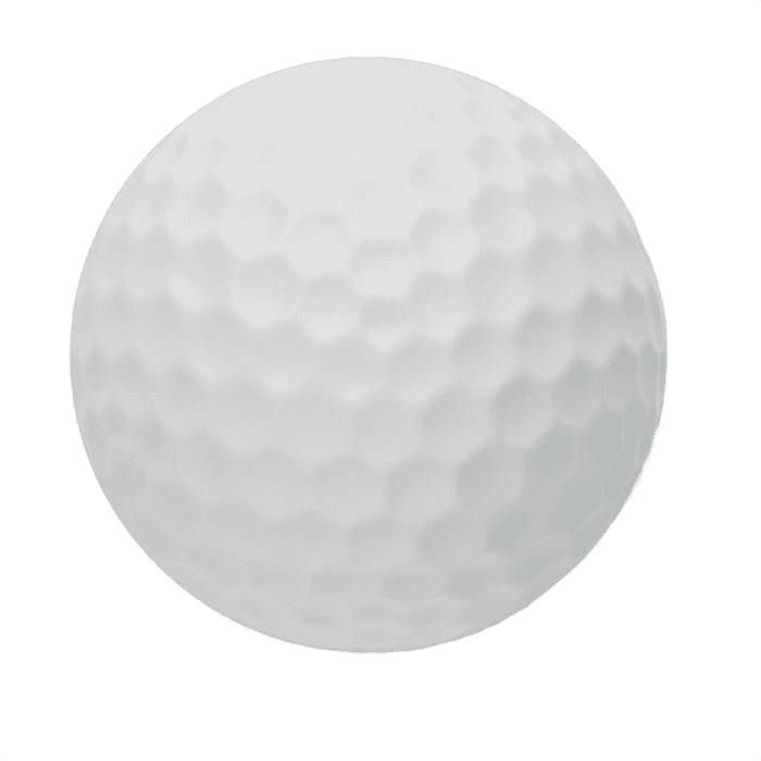 Läppbalsam i golfbollsform vit