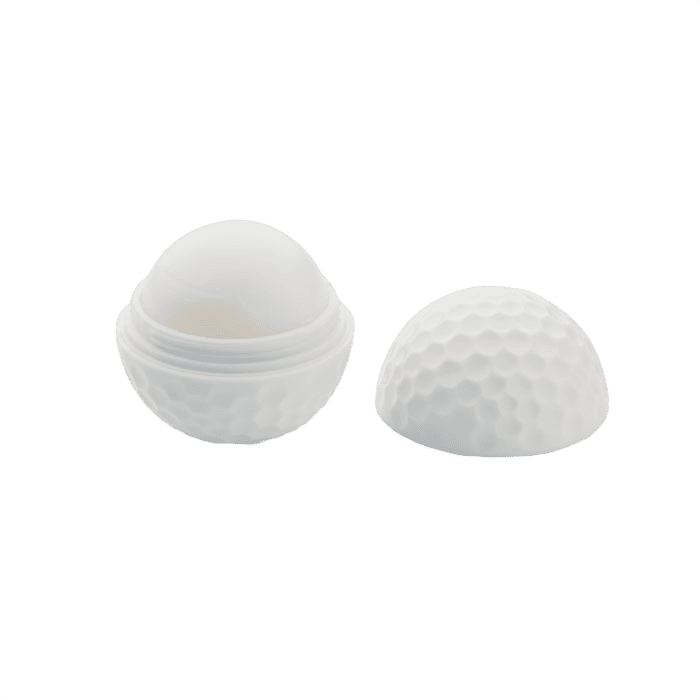 Läppbalsam i golfbollsform