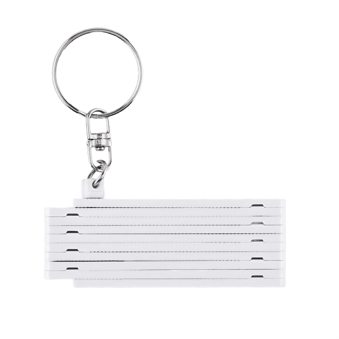 Carpenter's ruler avaimenperä valkoinen