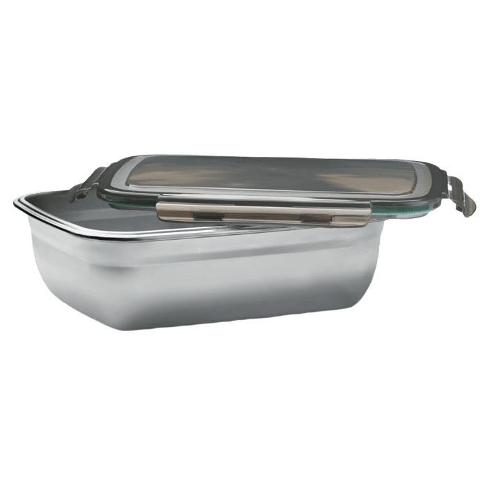 Lunchbox 1500 ml transparent grå