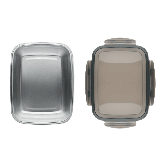 Lunchbox 1500 ml transparent grå