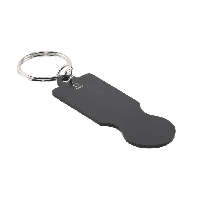 Nyckelring med kundvagnskort
