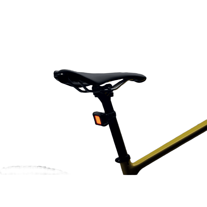Rechargeable bike light set black