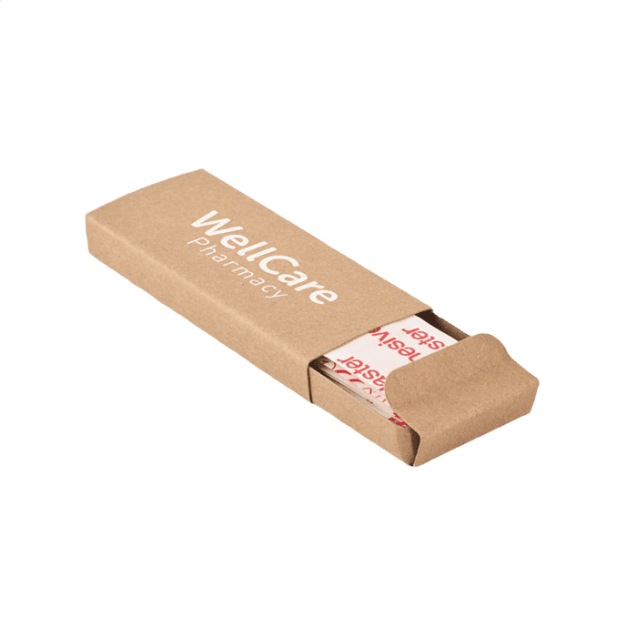 Självhäftande plåster beige