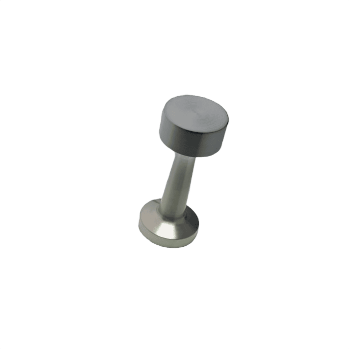 Uppladdningsbar järnbordlampa matt silver