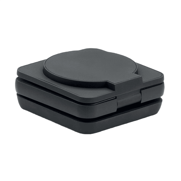 3-in-1 faltbare Ladestation schwarz