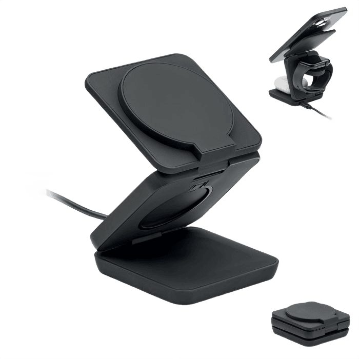 3-in-1 faltbare Ladestation
