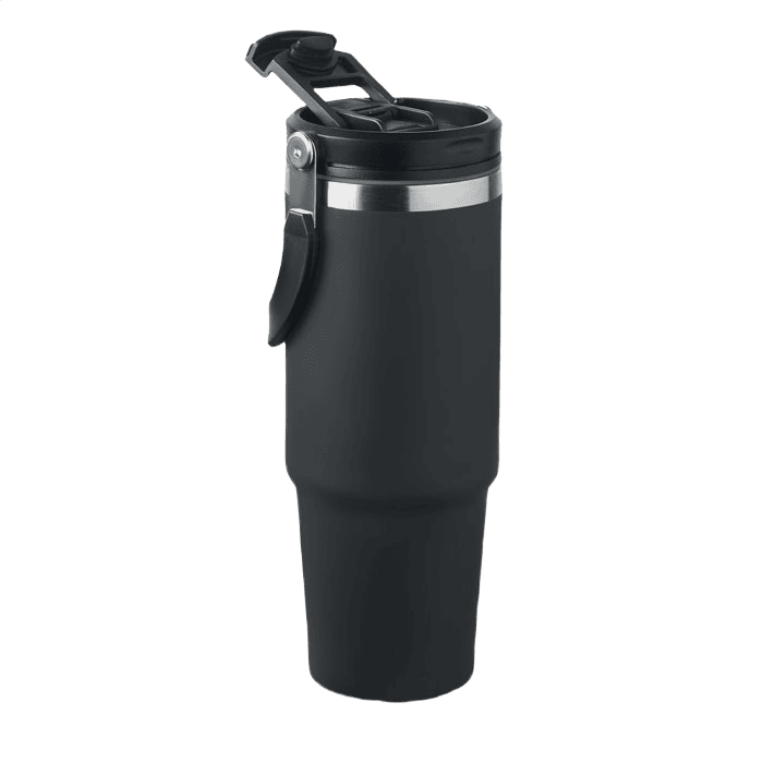 Dubbelväggig tumbler 850 ml svart
