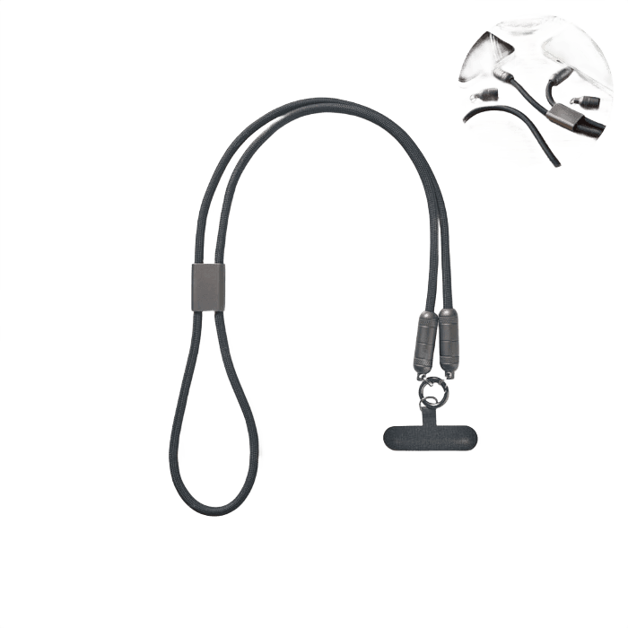Telefonhållare halsband kabel