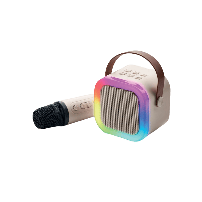 Karaoke set speaker beige