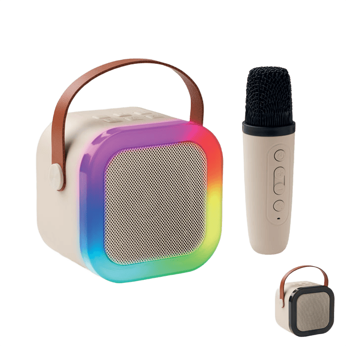 Karaoke set speaker beige