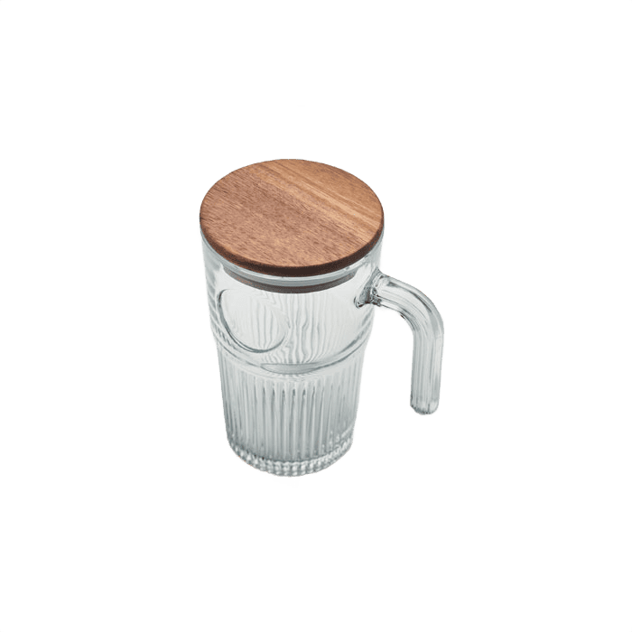 Glaskrusmug transparent
