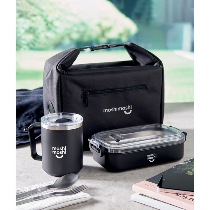 Kühlertasche für Mittagessen schwarz