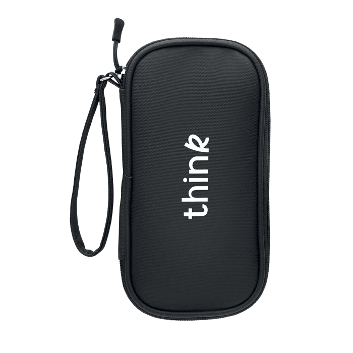 Tech organizer pouch musta