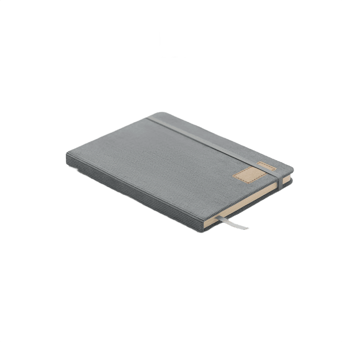 A5 Notizbuch mit Hardcover grau