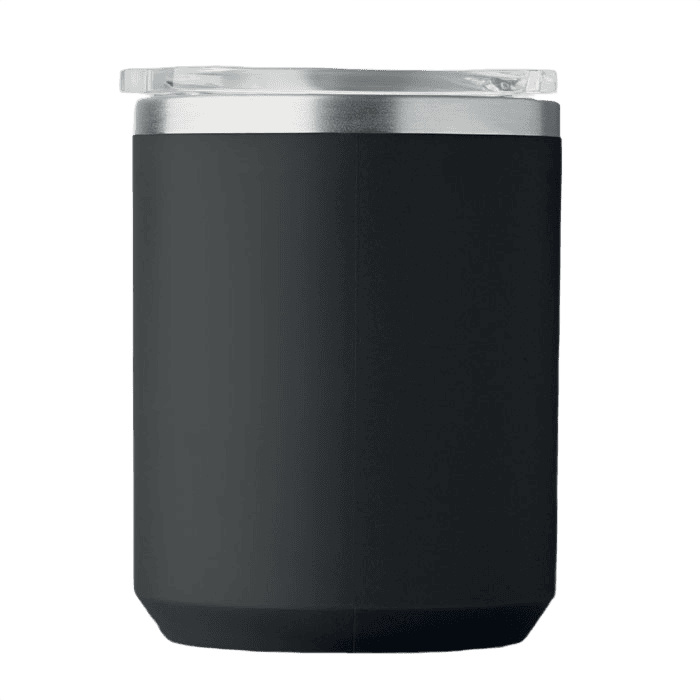 Doppelwandiger Becher schwarz