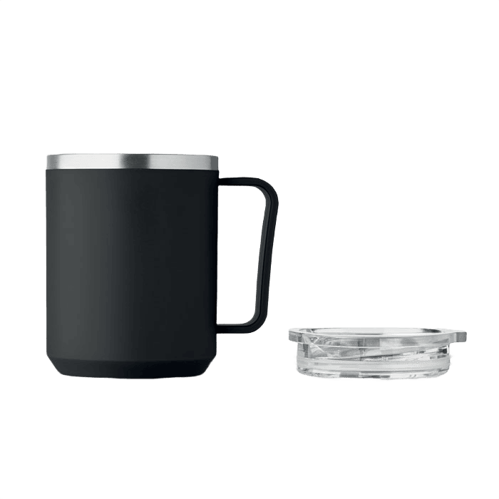 Doppelwandiger Becher schwarz
