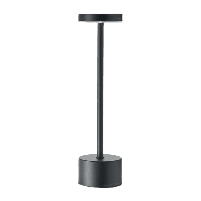 Aluminiumbordslampa svart